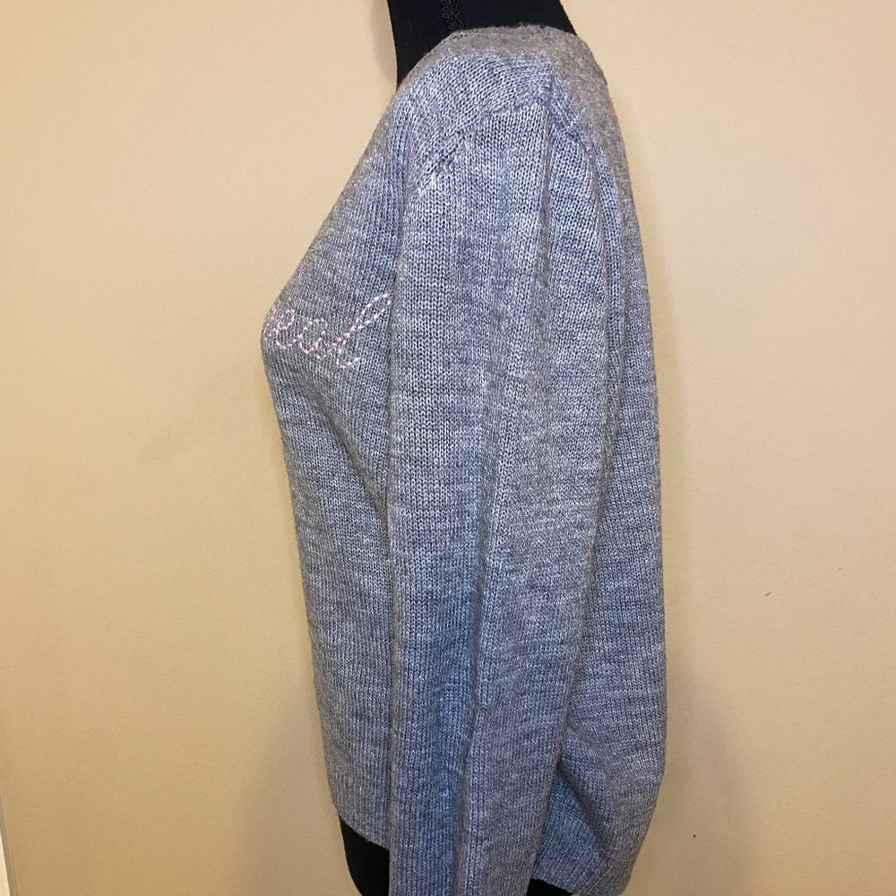 Grey Statement Sweater - Picture 2 of 3